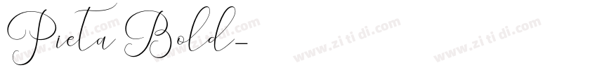 Pieta Bold字体转换